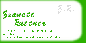 zsanett ruttner business card